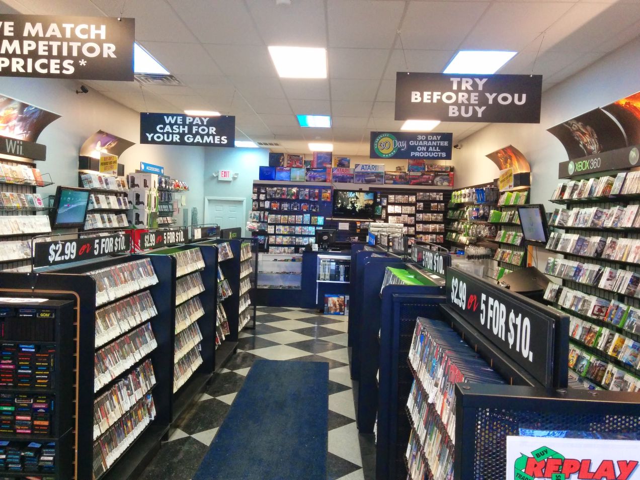 Replay Games store